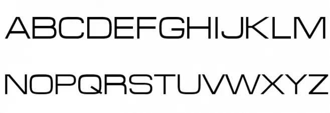 MicroExtendFLF Schriftart Groß