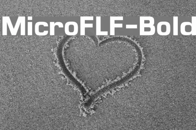MicroFLF-Bold Font examples