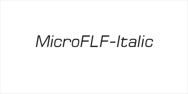 MicroFLF-Italic Logo