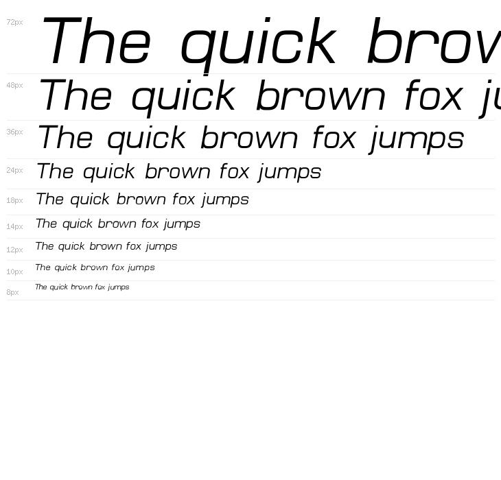 MicroFLF-Italic Waterfall