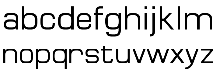 MicroFLF Schriftart Kleinbuchstaben