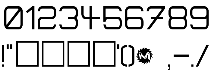 MicroMieps Diet Font OTHER CHARS