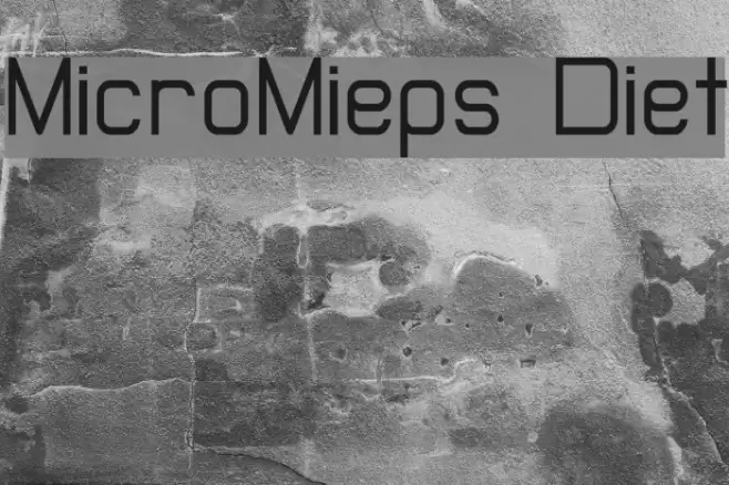 MicroMieps Diet خط examples