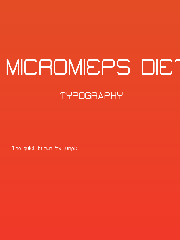 MicroMieps Diet Poster