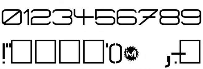 MicroMieps Regular Font OTHER CHARS