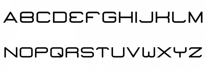 MicroMieps bold Schriftart Groß