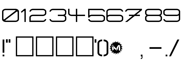 MicroMieps Font OTHER CHARS