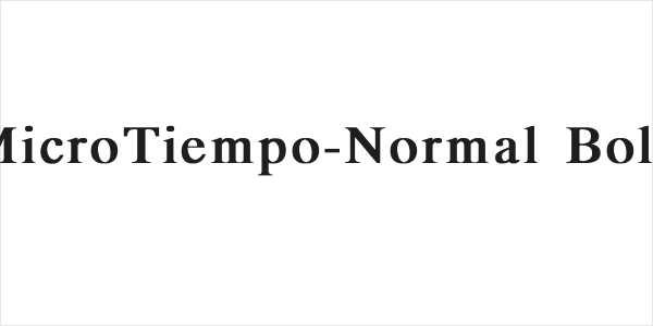 MicroTiempo-Normal Bold Logo