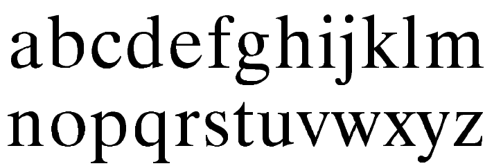 MicroTiempo-Normal Font LOWERCASE