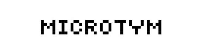 MicroTym  免费字体下载