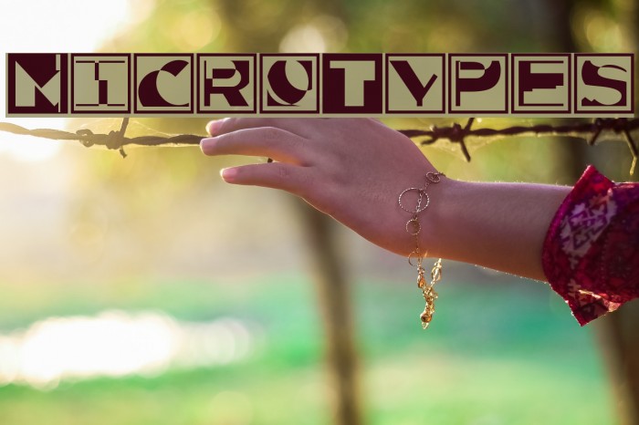 MicroTypes Font examples