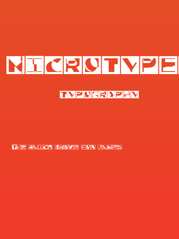 MicroTypes Poster