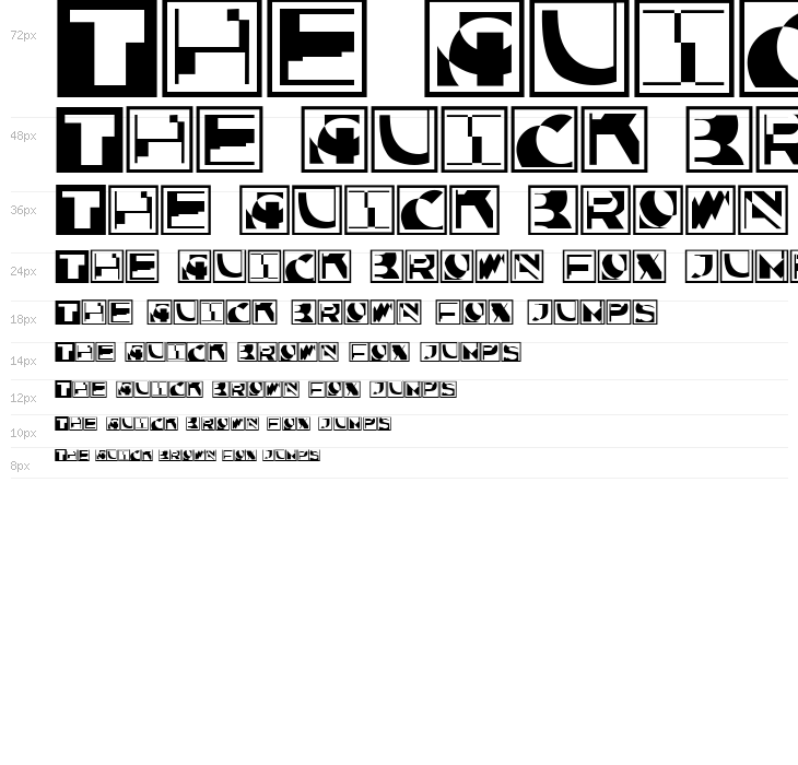 MicroTypes Waterfall