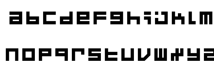 Micro Font LOWERCASE