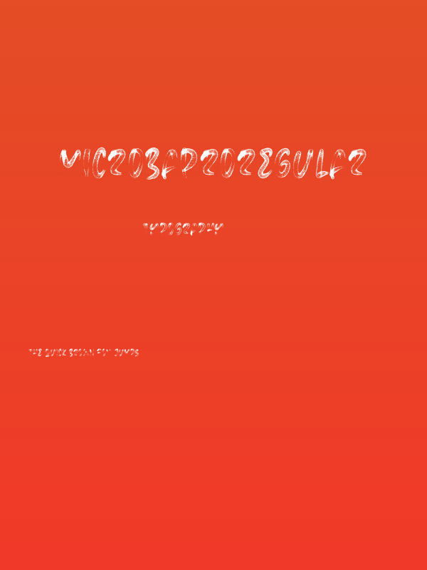 MicrobaProRegular Poster