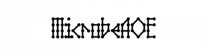 Microbe AOE  Frei Schriftart Herunterladen