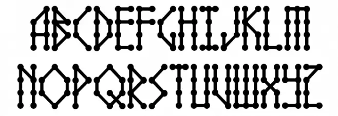 Microbe AOE Schriftart Groß