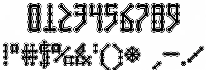 Microbe Collegiate AOE Font OTHER CHARS