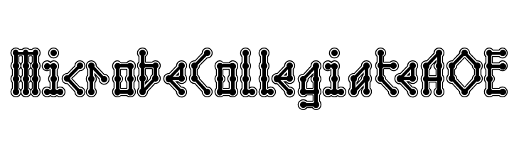 Microbe Collegiate AOE  font caratteri gratis