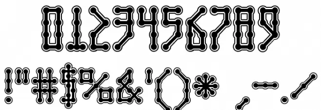 Microbe Collegiate AOE Font OTHER CHARS