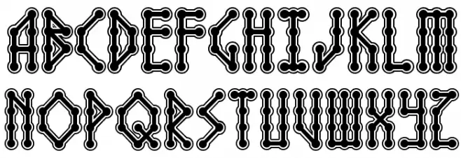 Microbe Collegiate AOE Font Litere mari