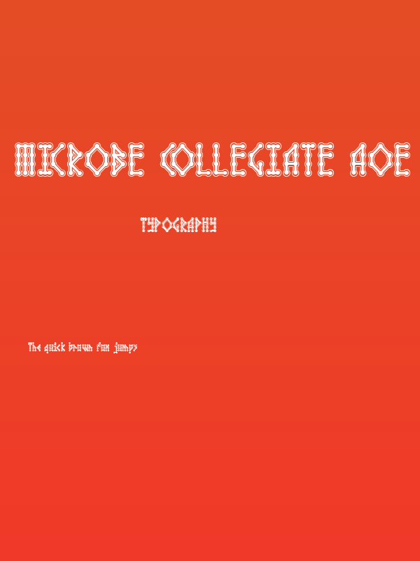 Microbe Collegiate AOE Poster