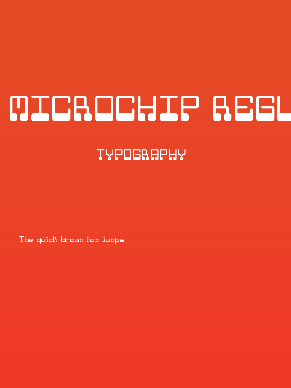 Microchip Regular Poster