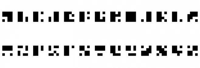 Microfuture Regular フォント 大文字