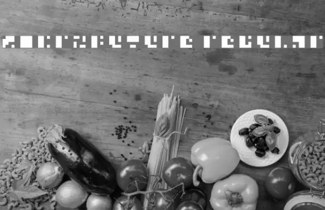 Microfuture Regular Font examples