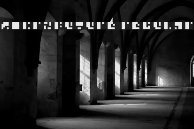 Microfuture Regular Font examples