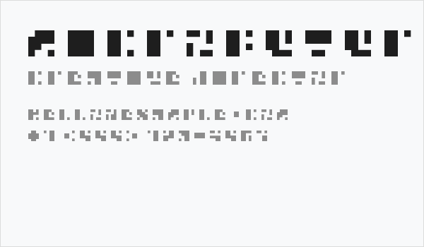 Microfuture Regular Business Card