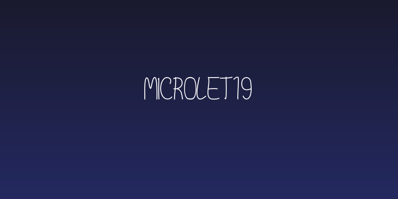 Microlet19 Social Header