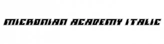 Micronian Academy Italic 