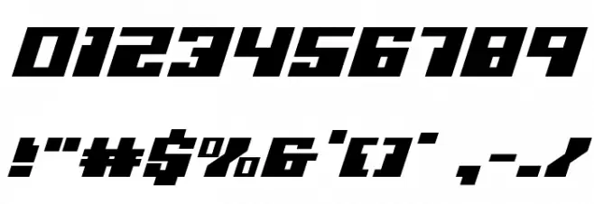 Micronian Expanded Italic Fonte OUTROS PERSONAGENS