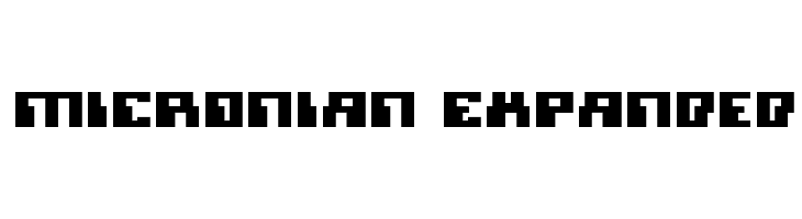 Micronian Expanded  Fuentes Gratis Descargar