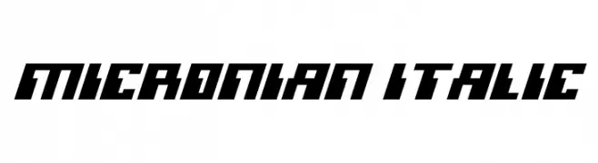 Micronian Italic 