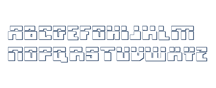 Micronian Laser 3D Lowercase