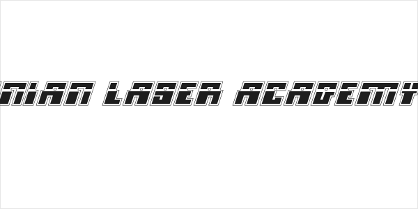 Micronian Laser Academy Italic Logo