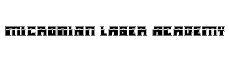 Micronian Laser Academy  नि: शुल्क फ़ॉन्ट्स डाउनलोड