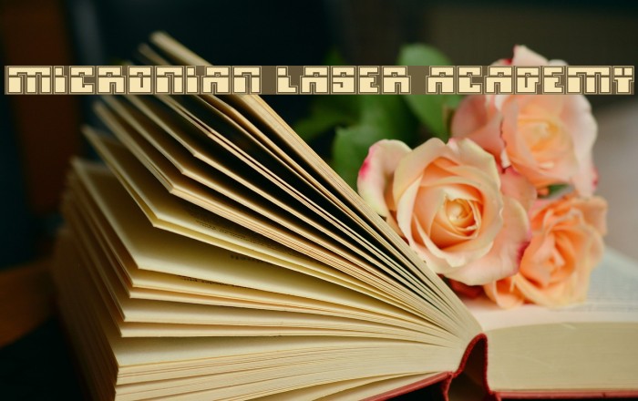 Micronian Laser Academy Font examples