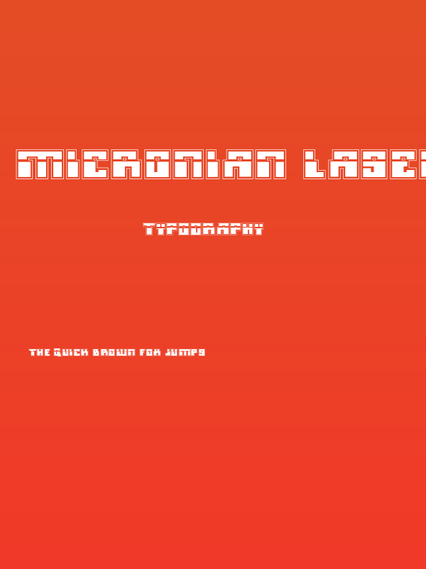 Micronian Laser Academy Poster