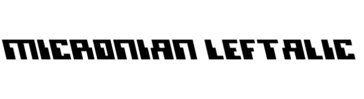 Micronian Leftalic  لخطوط تنزيل