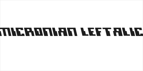 Micronian Leftalic Logo