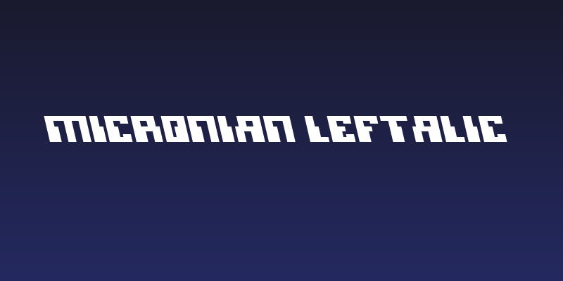 Micronian Leftalic Social Header