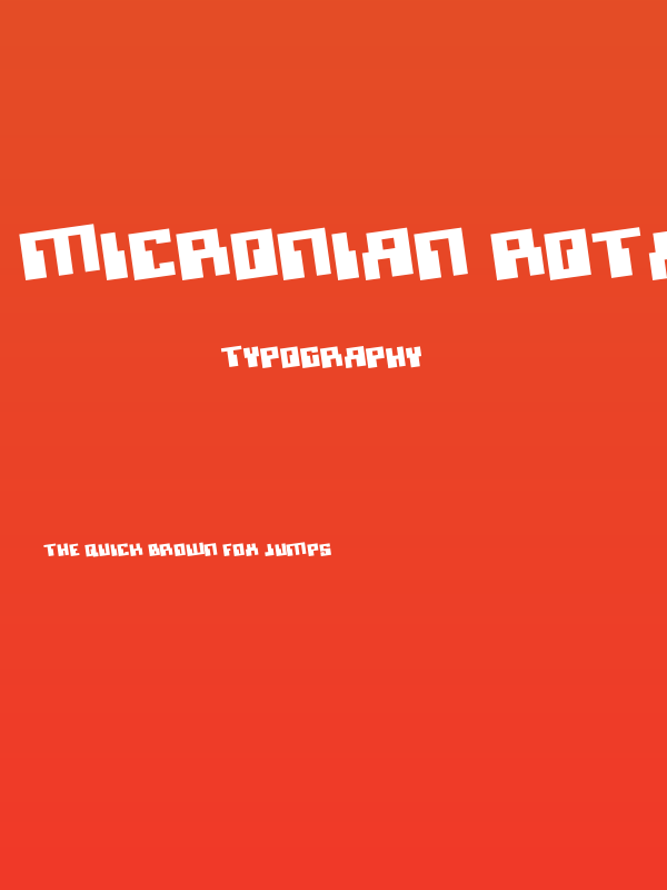 Micronian Rotate Poster