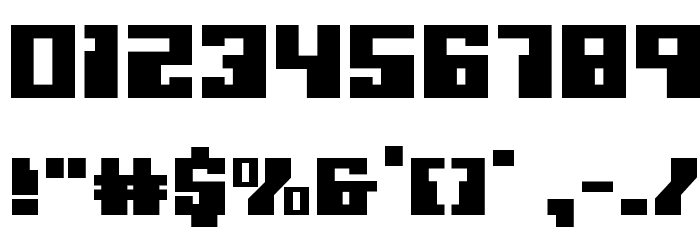 Micronian Schriftart Anderer Schreiben