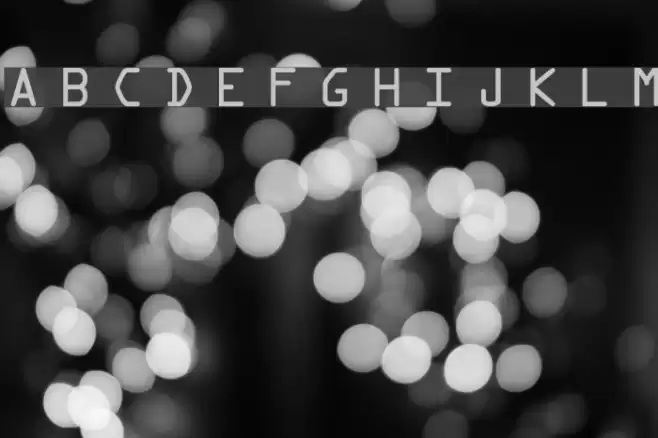 Microscan A Font examples