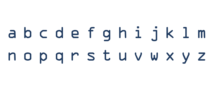 Microscan A Lowercase