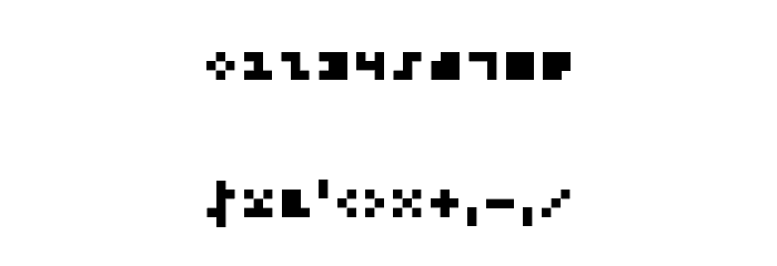 Microtype Font OTHER CHARS