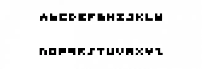 Microtype 字体 大写